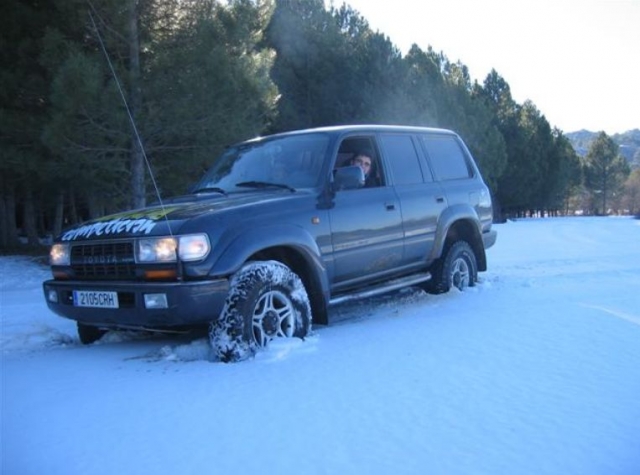 Ruta despues de la nevada